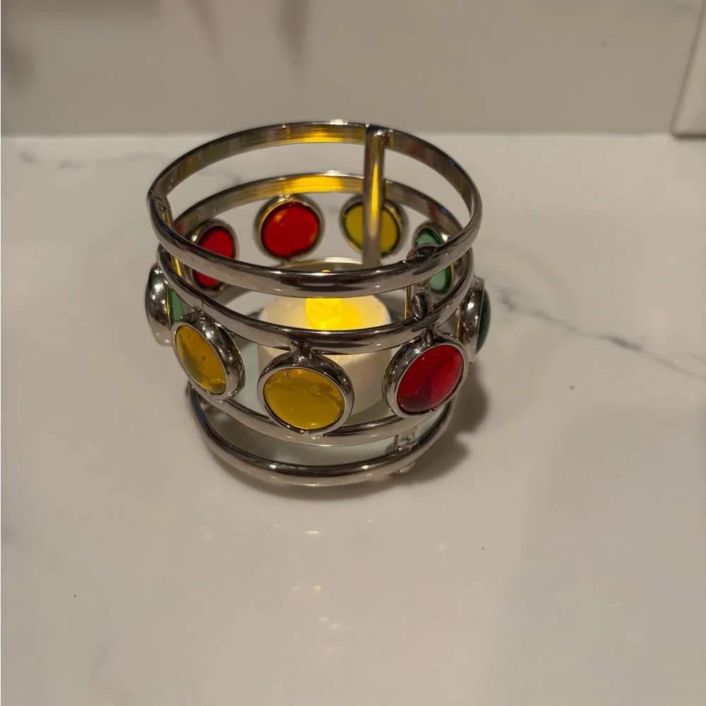 Multi-Colored Decorative Tealight Candle Holder